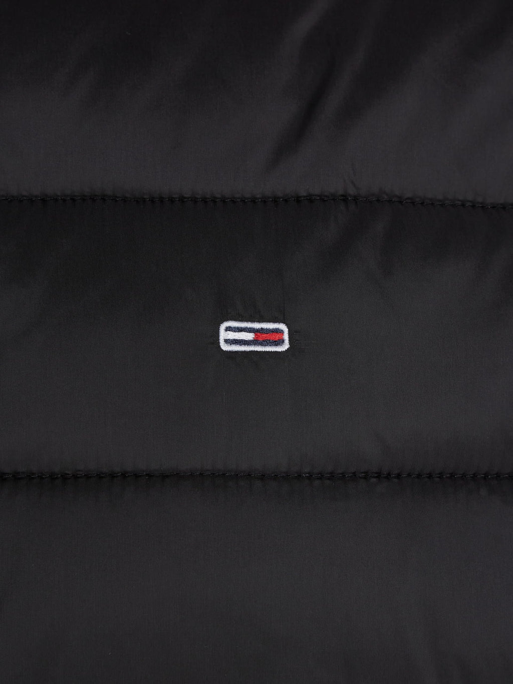Tommy Jeans Cazadora Acolchada Mujer Quilted Tape Hood Jacket con Capucha, Negro (Black), XXS