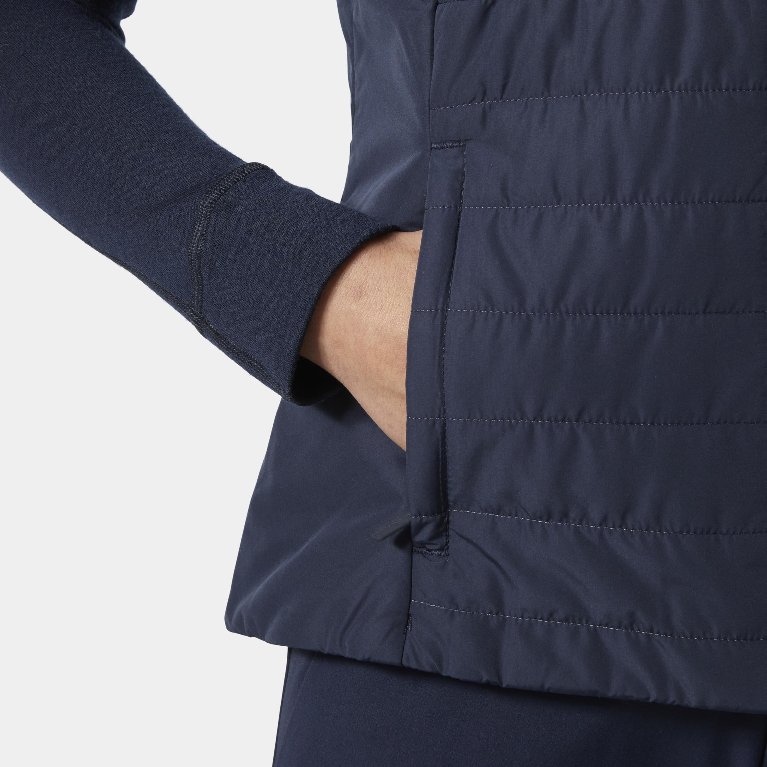 Helly Hansen Crew Insulator Vest 2.0, Chaqueta De Esquí Para Mujer, Azul (Blue), L