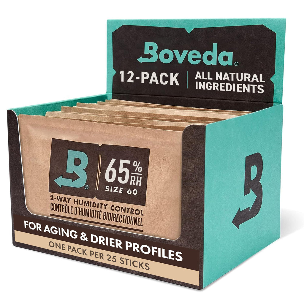 Boveda 65% Humidity Control Packs, Size 60, 12-Ct - Long-Term Aging