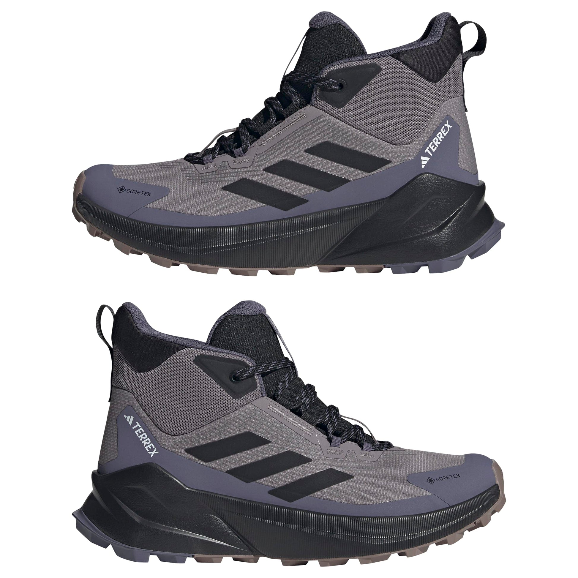 adidas Terrex Trailmaker 2 Mid Gore-Tex Hiking Shoes, Zapatos de Senderismo Mujer, Taupe Oxide/Core Black/Preloved Violet, 39 1/3 EU