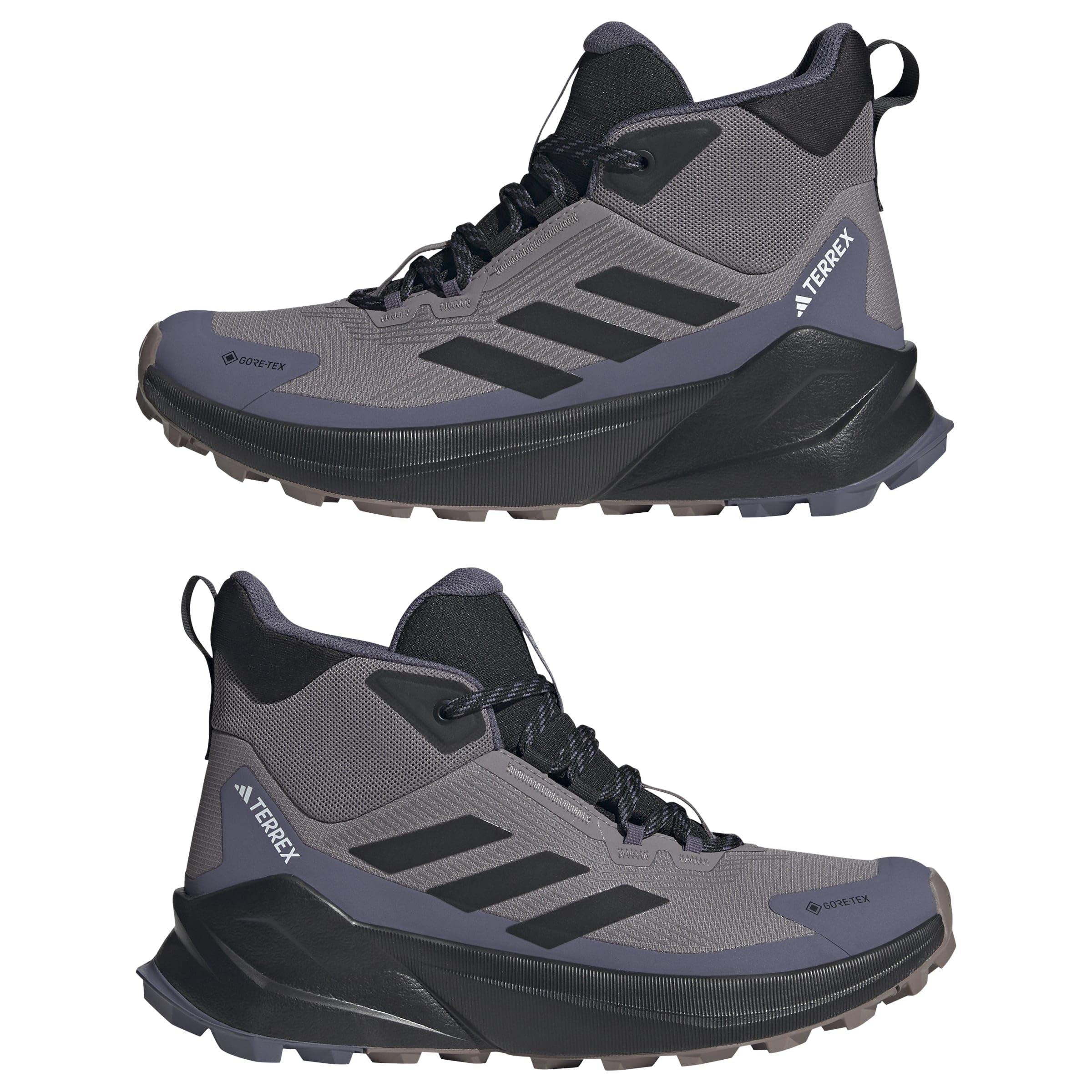 adidas Terrex Trailmaker 2 Mid Gore-Tex Hiking Shoes, Zapatos de Senderismo Mujer, Taupe Oxide/Core Black/Preloved Violet, 39 1/3 EU