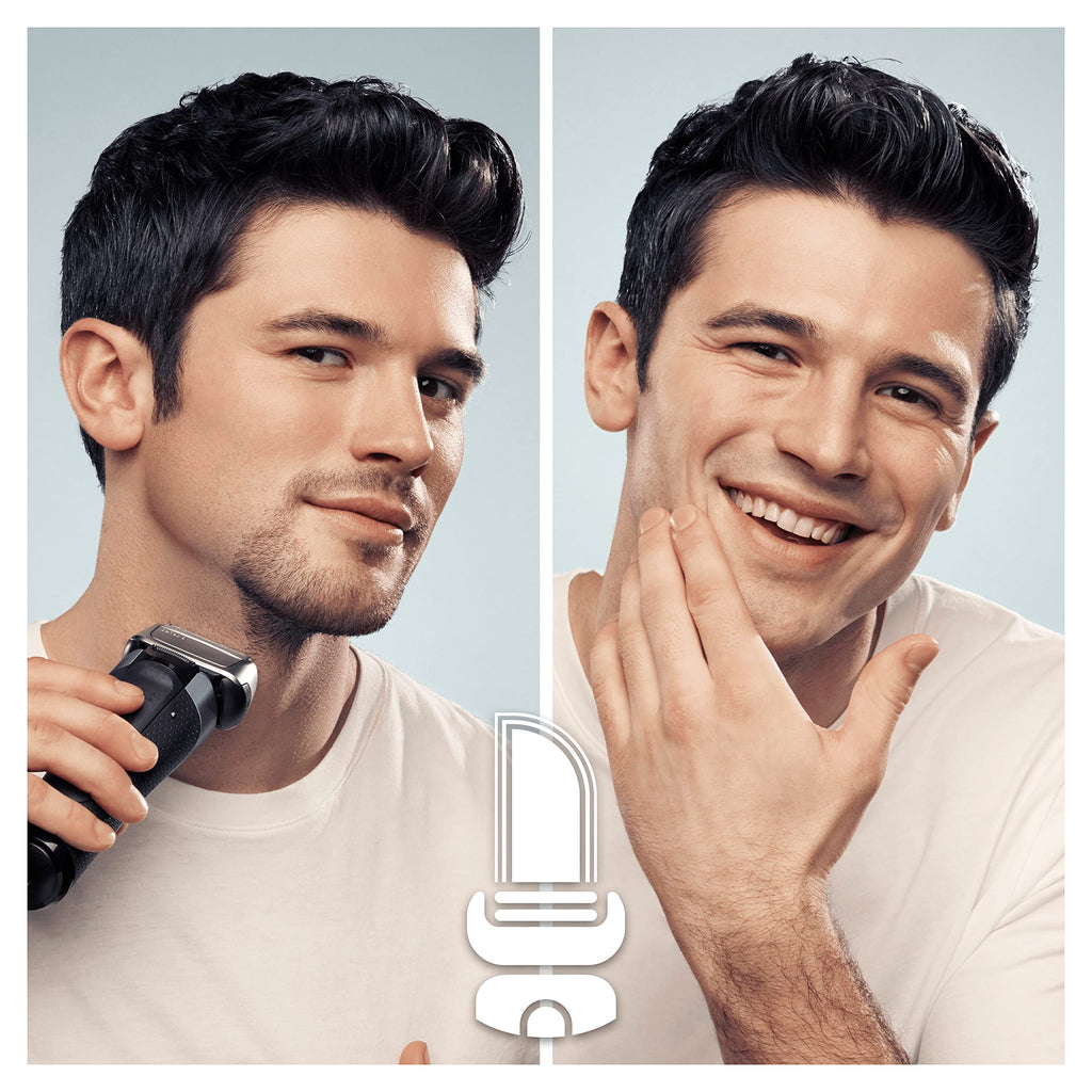 Braun Series 8 electric shaver shaving head, original replacement shaving part from the manufacturer suitable for Braun men's shaver series 8, 83M, matt, pack of 1