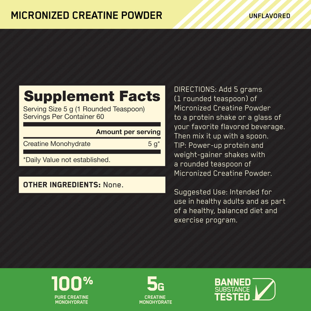 Optimum Nutrition Amino Energy - Pre Workout with Green Tea, BCAA, Amino Acids & Micronized Creatine Monohydrate Powder, Unflavored, Keto Friendly, 60 Serving