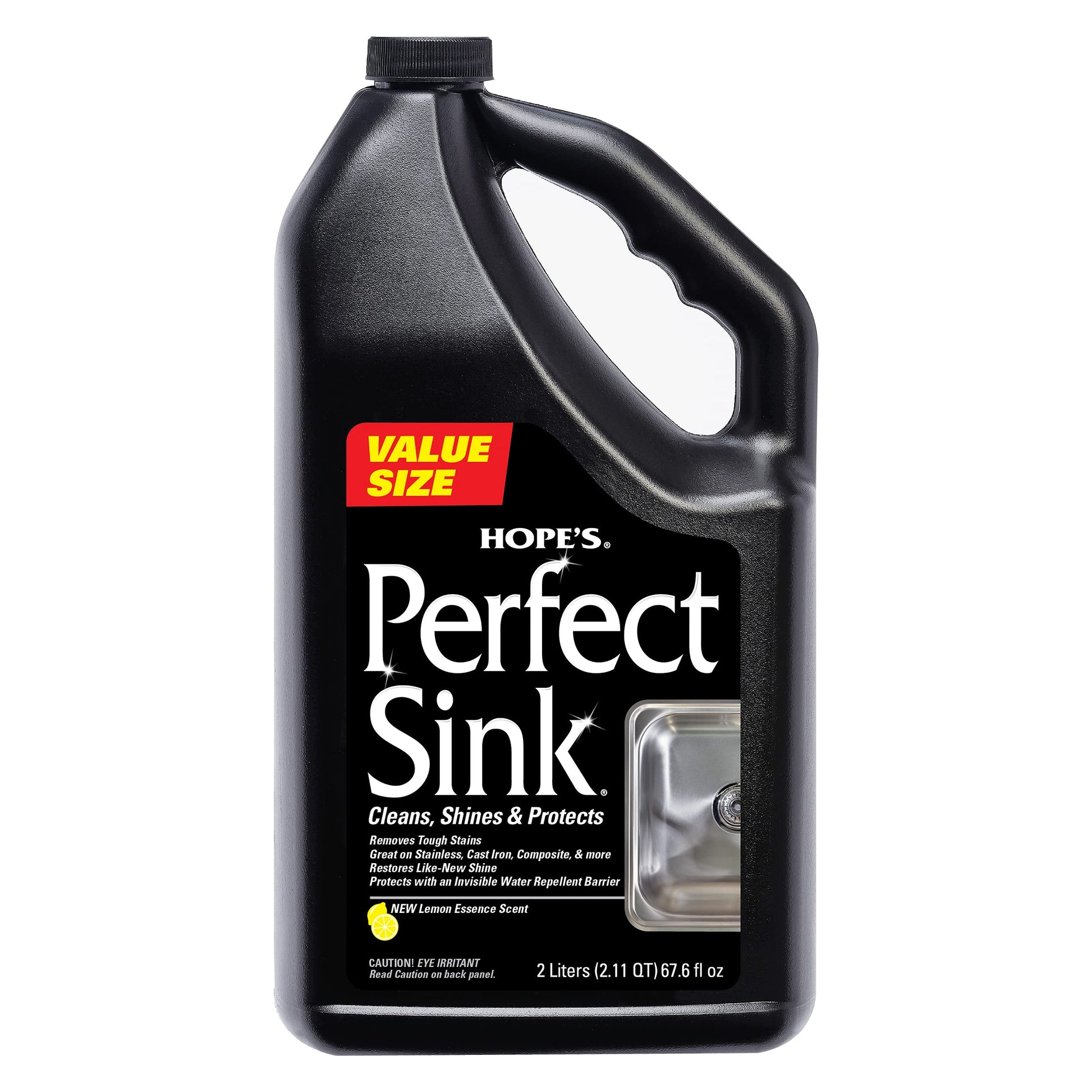 HOPE'S Perfect Sink 8.5 oz Sink Cleaner and Polish, Restorative, Water-Repellant Formula, Stain Remover, Good for Brushed Stainless Steel, Cast Iron, Porcelain, Corian, Composite, 6 Pack