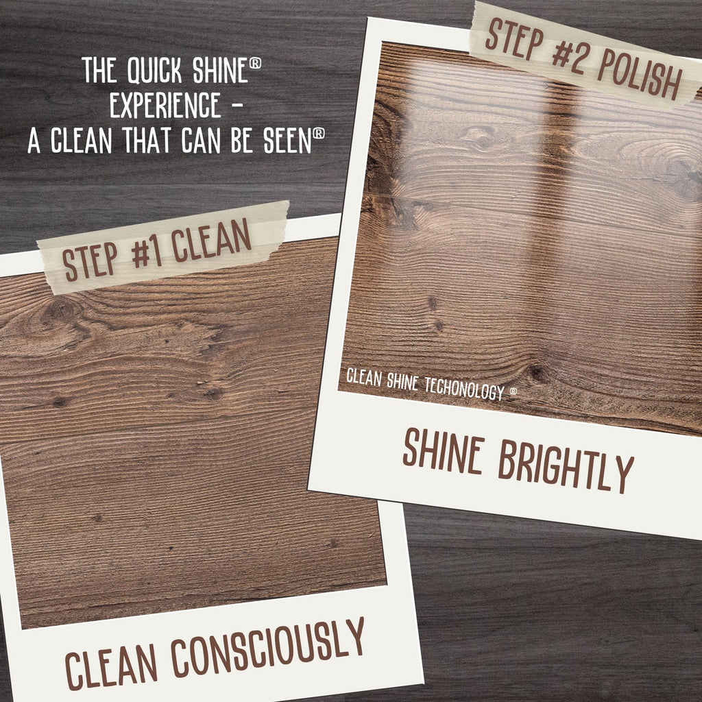 Quick Shine Parke Zemin Parlaklığı 64 oz, 2 Adet | Bitki Bazlı Temizleyici ve Lehçe w Carnauba | Basitçe Fışkırtma ve Yayma | Tamir Etmeyin, Quick Shine It | Daha Güvenli Seçim Temizleyici |