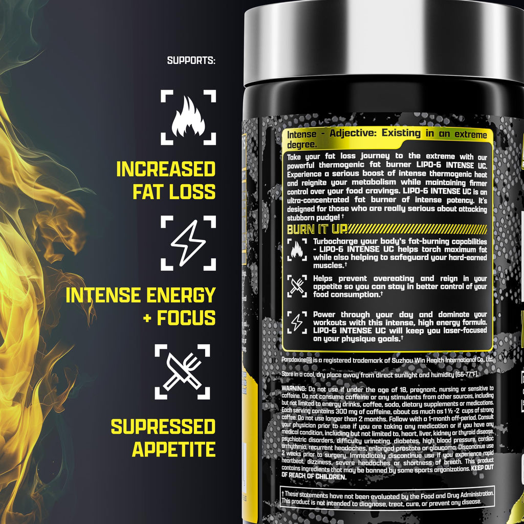 Nutrex Research Lipo 6 Intense and Nighttime AM/PM Bundle
