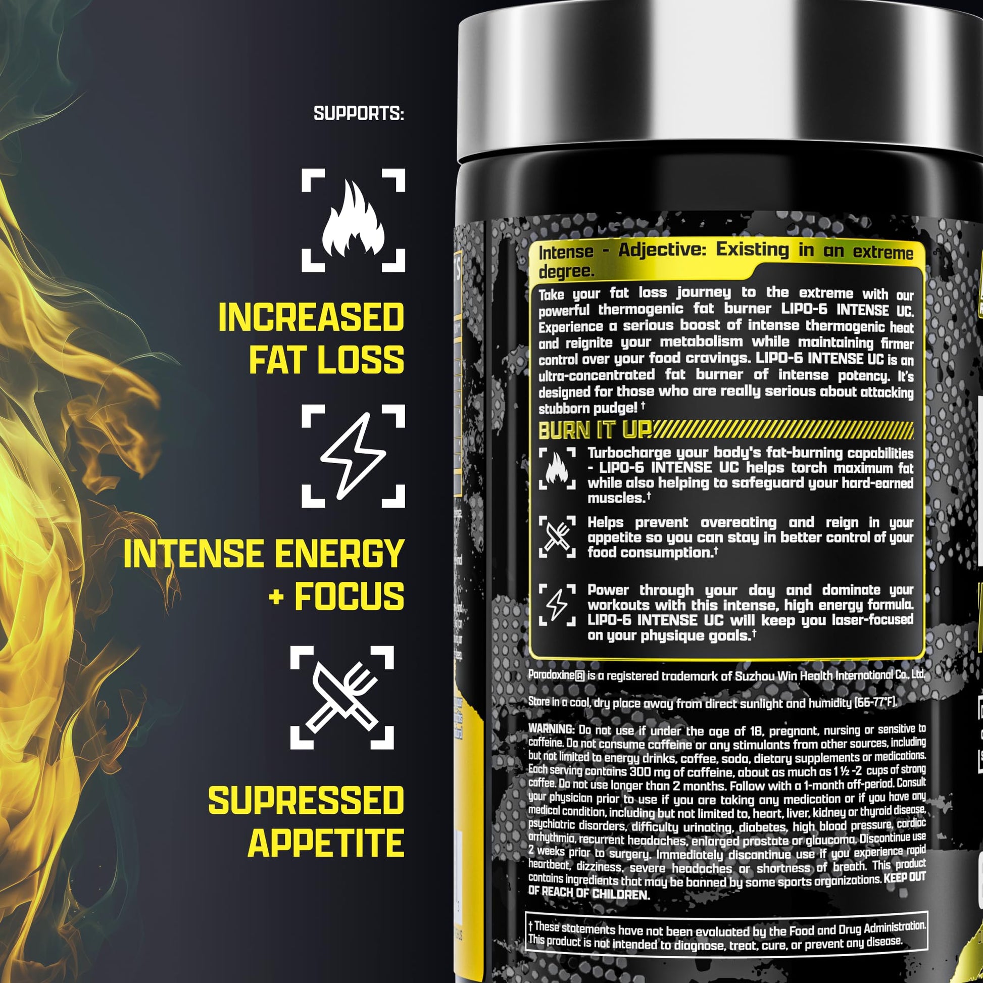 Nutrex Research Lipo 6 Intense and Nighttime AM/PM Bundle