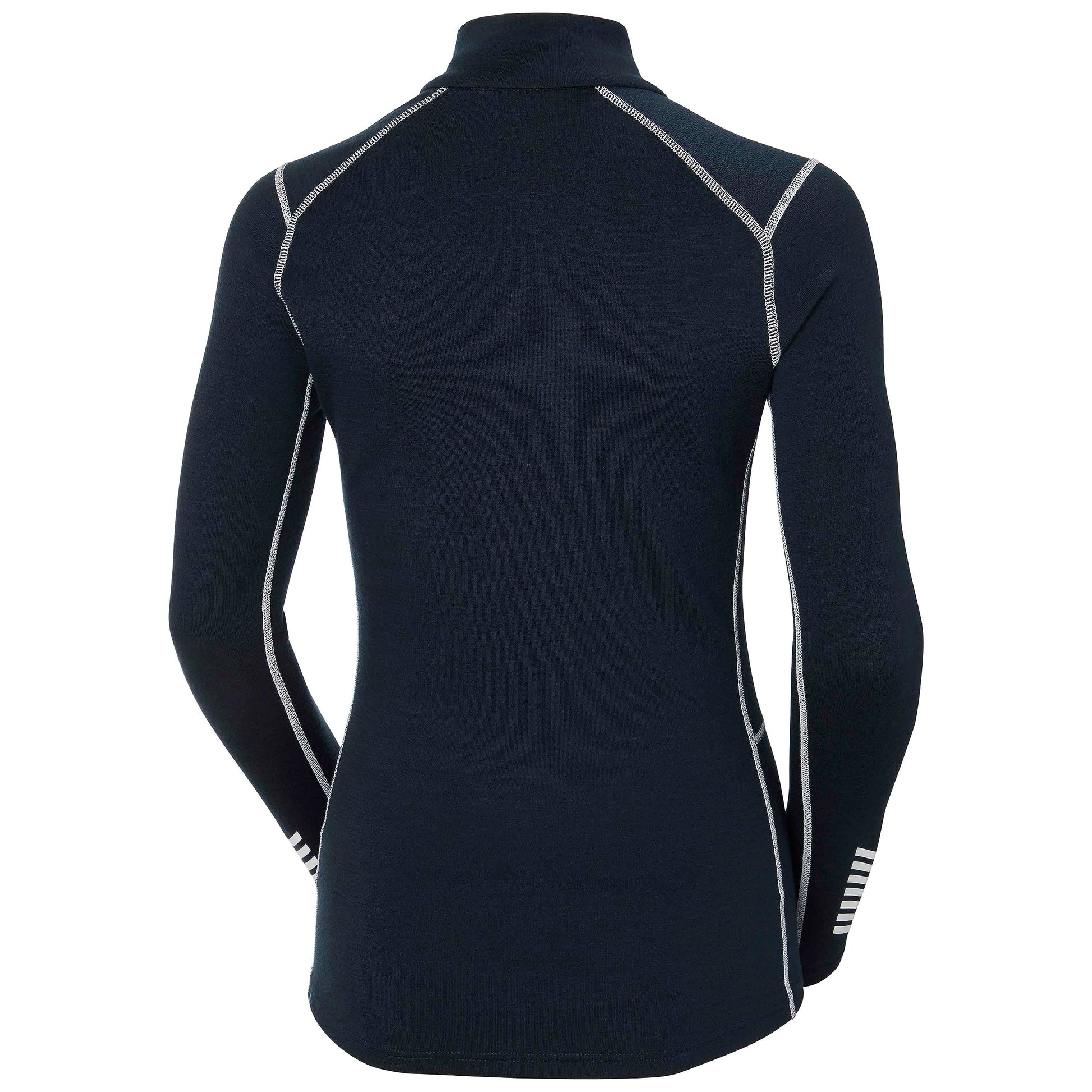Helly-Hansen Womens W Lifa Merino Midw 1/2 Zip, Azul marino, XL