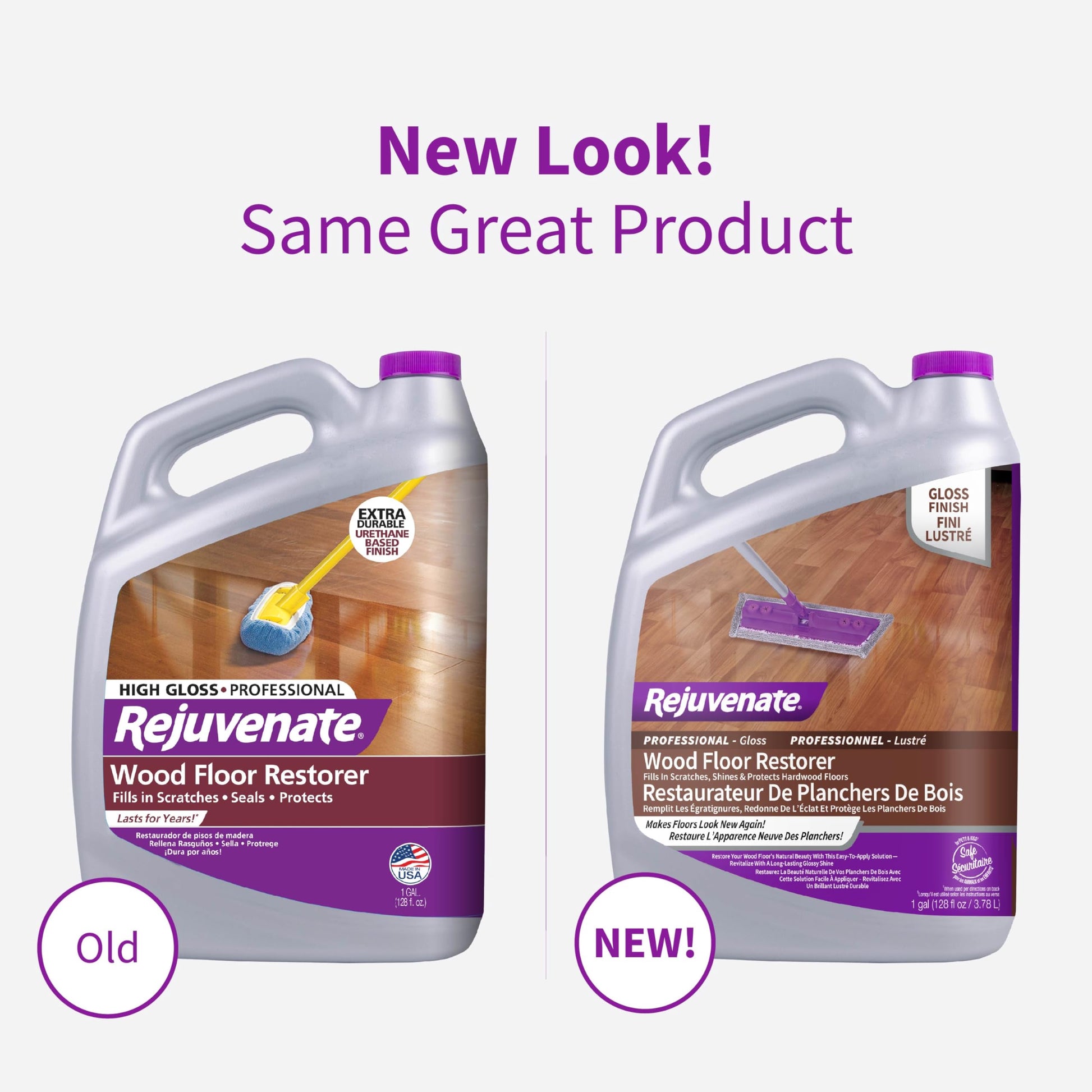 Rejuvenate Professional Wood Floor Restorer 1 Gal, Gloss Finish