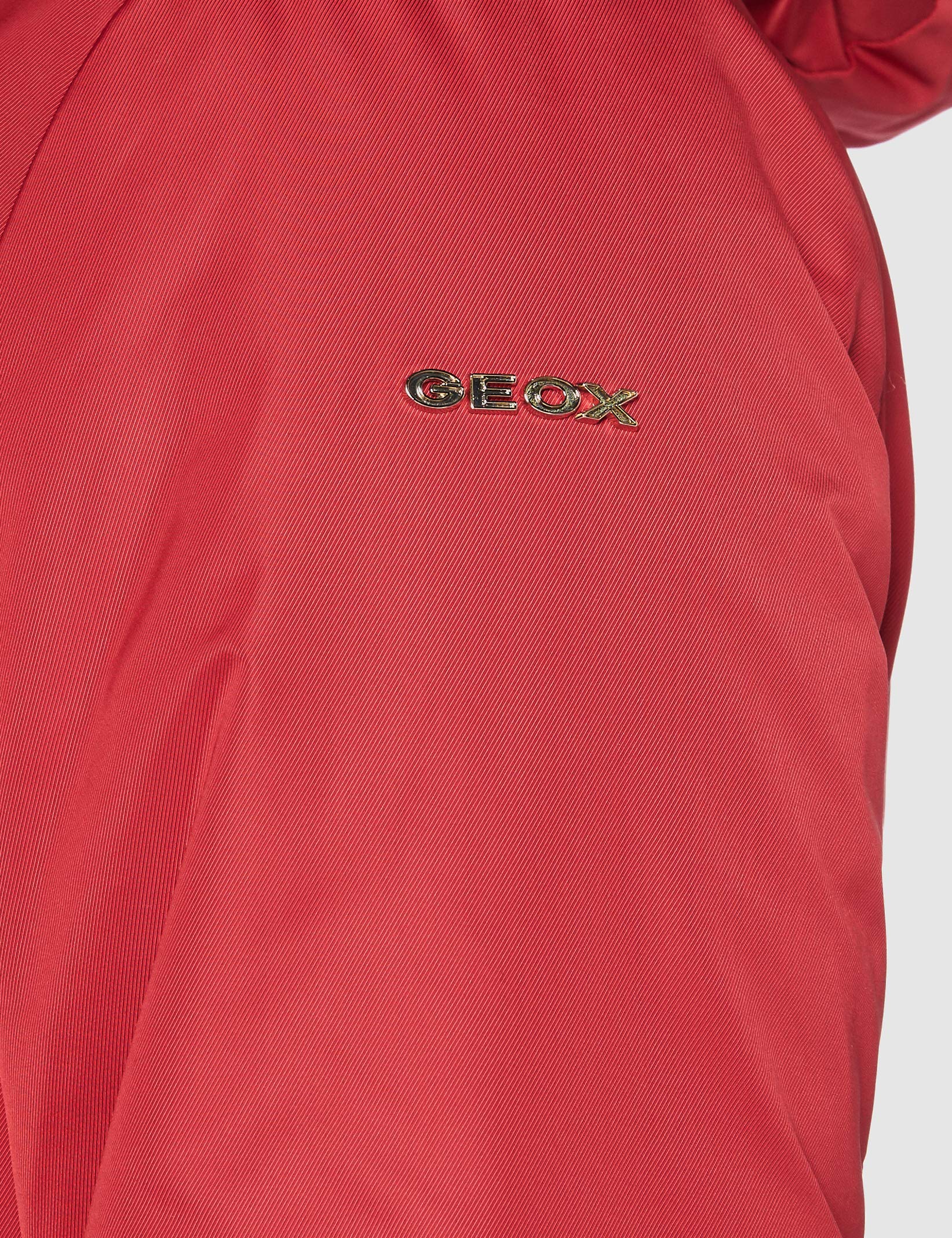 Geox W MYRIA MID JKT (W04 Mujer Chaquetas, Rojo, 44