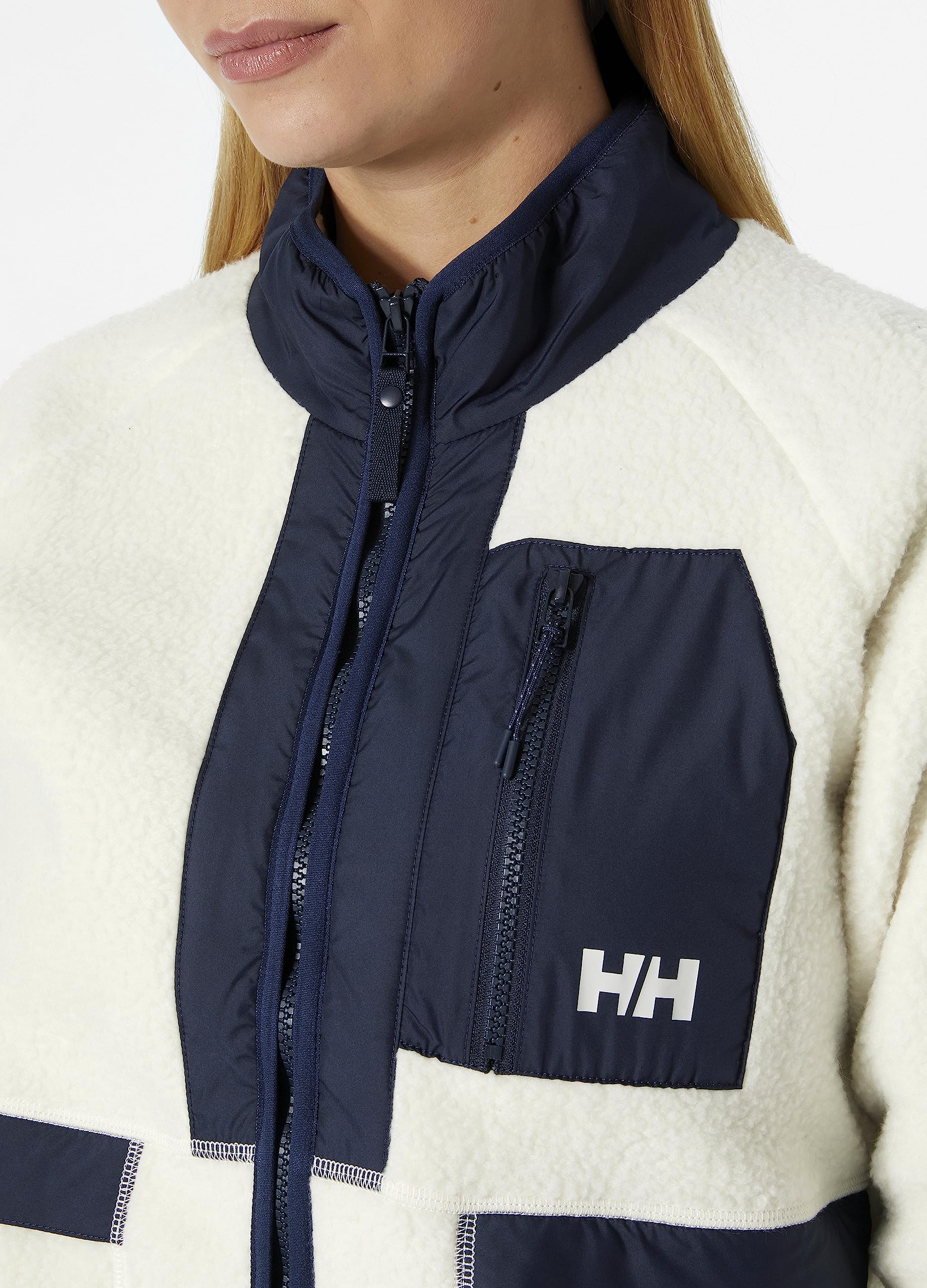 Helly-Hansen Womens W Aurora Pile Jacket, Crema, S