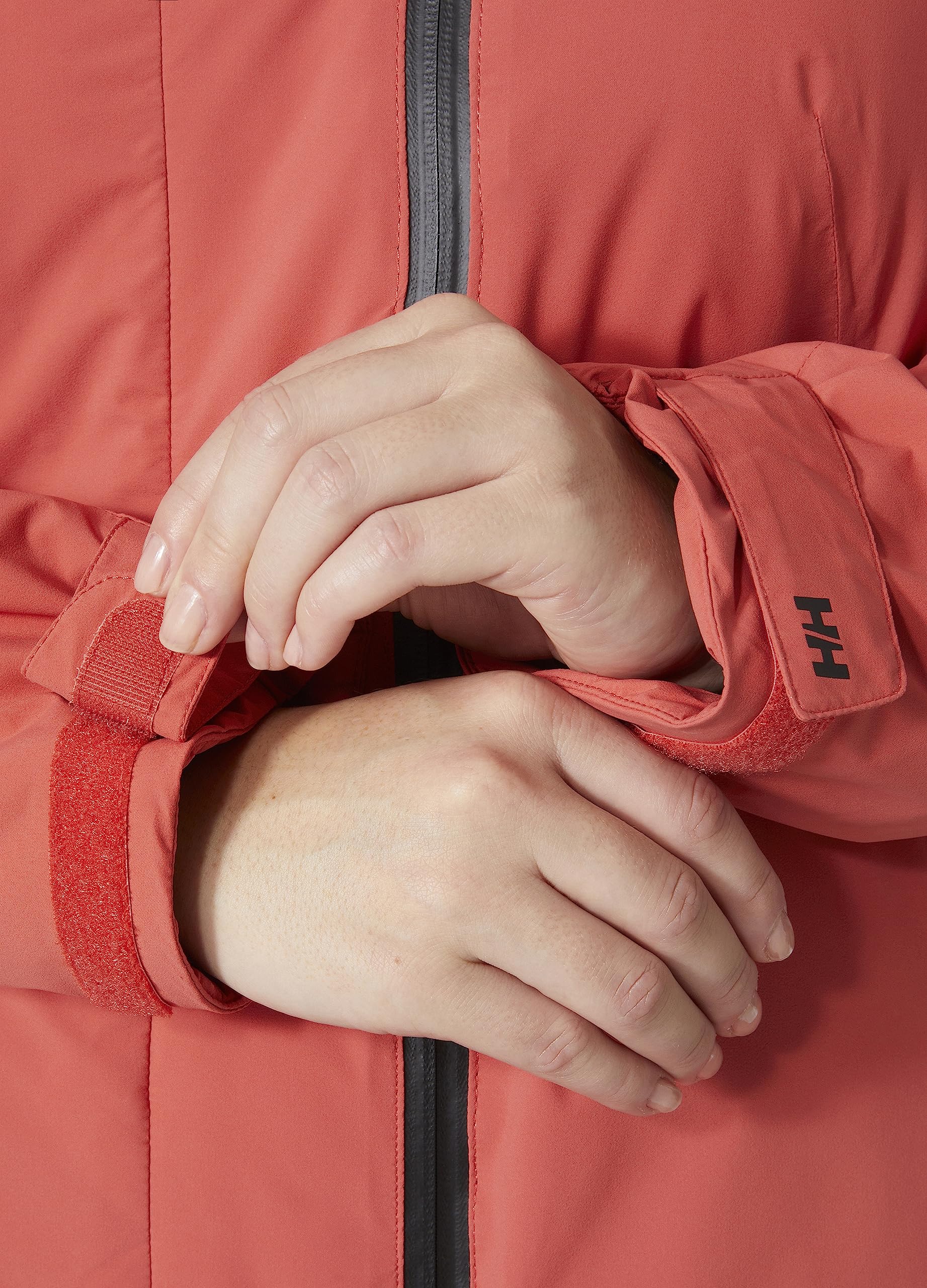 Helly-Hansen Womens W Nora Long Insulated Jacket, Rojo, XS