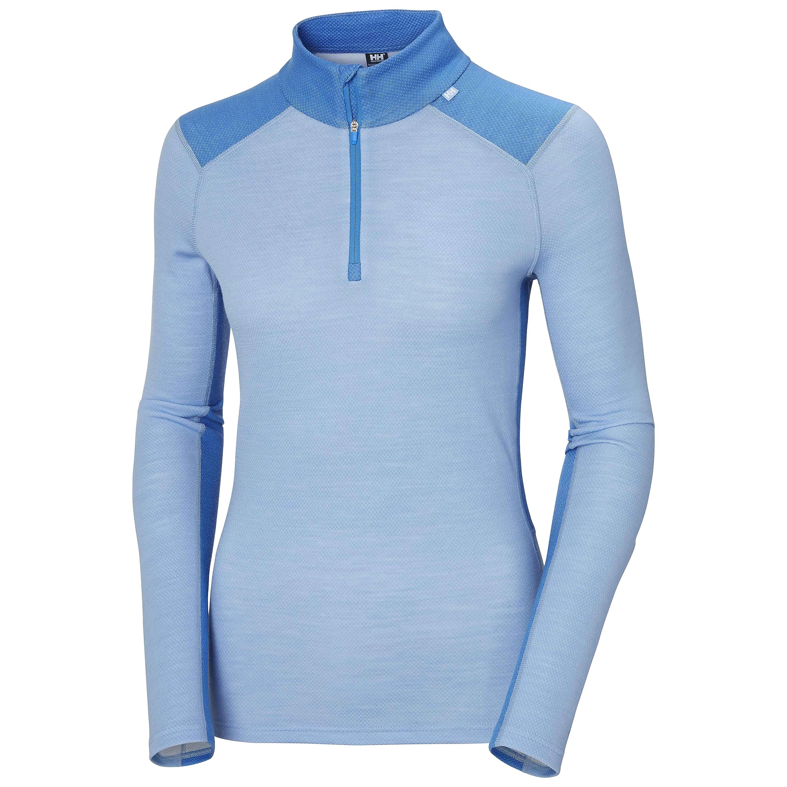 Helly-Hansen Womens W Lifa Merino Midw 1/2 Zip, Azul Brillante, S