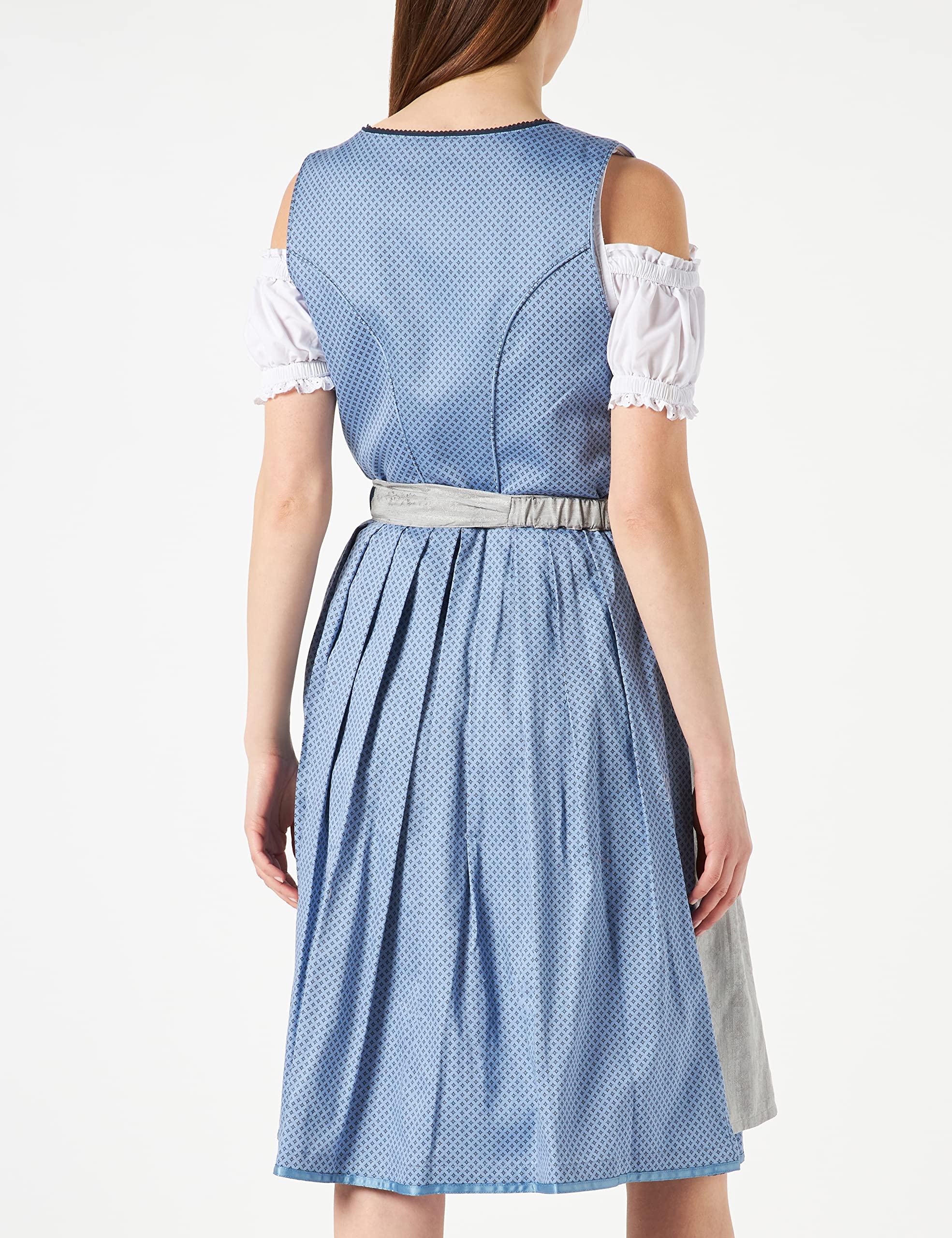Stockerpoint Dirndl Ines Vestido para ocasión Especial, Gris Azulado, 40 para Mujer