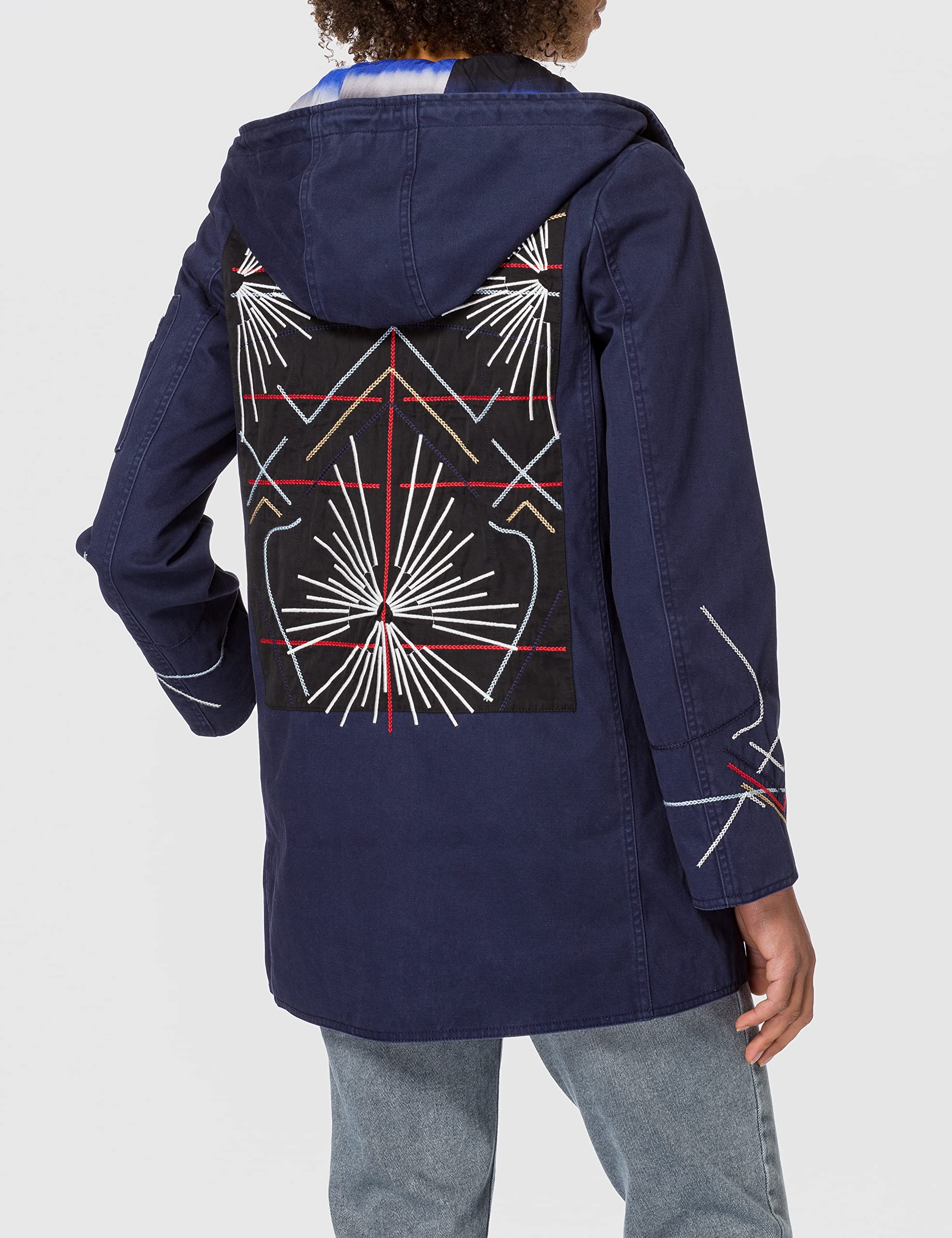 Desigual Chaq_zadar Chaqueta, Azul, S Mujeres