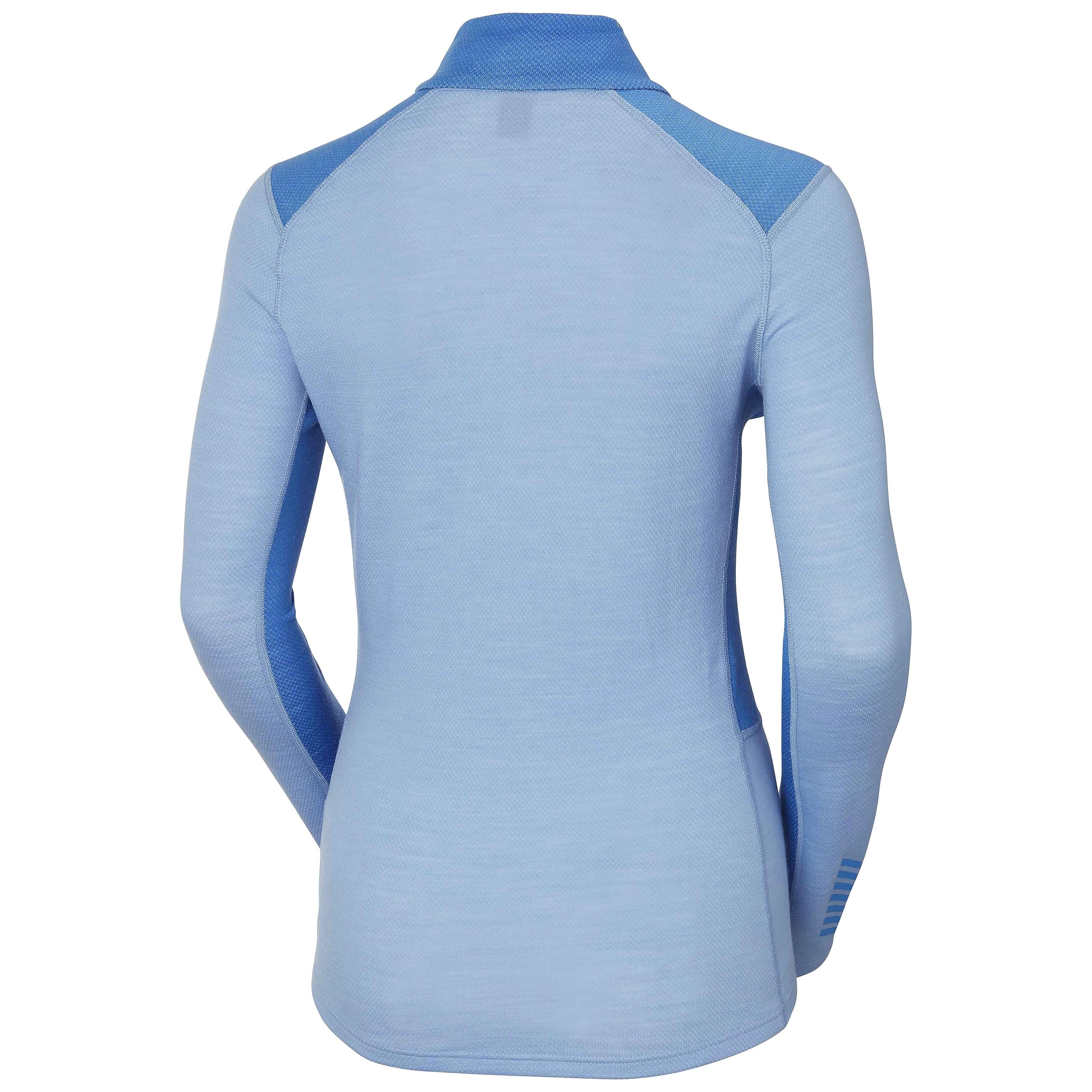 Helly-Hansen Womens W Lifa Merino Midw 1/2 Zip, Azul Brillante, S
