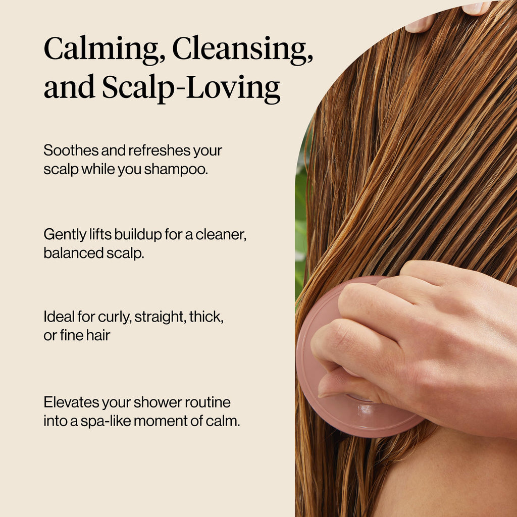 Kitsch Scalp Massager for Hair Care - Shampoo Brush Scalps - Terracotta