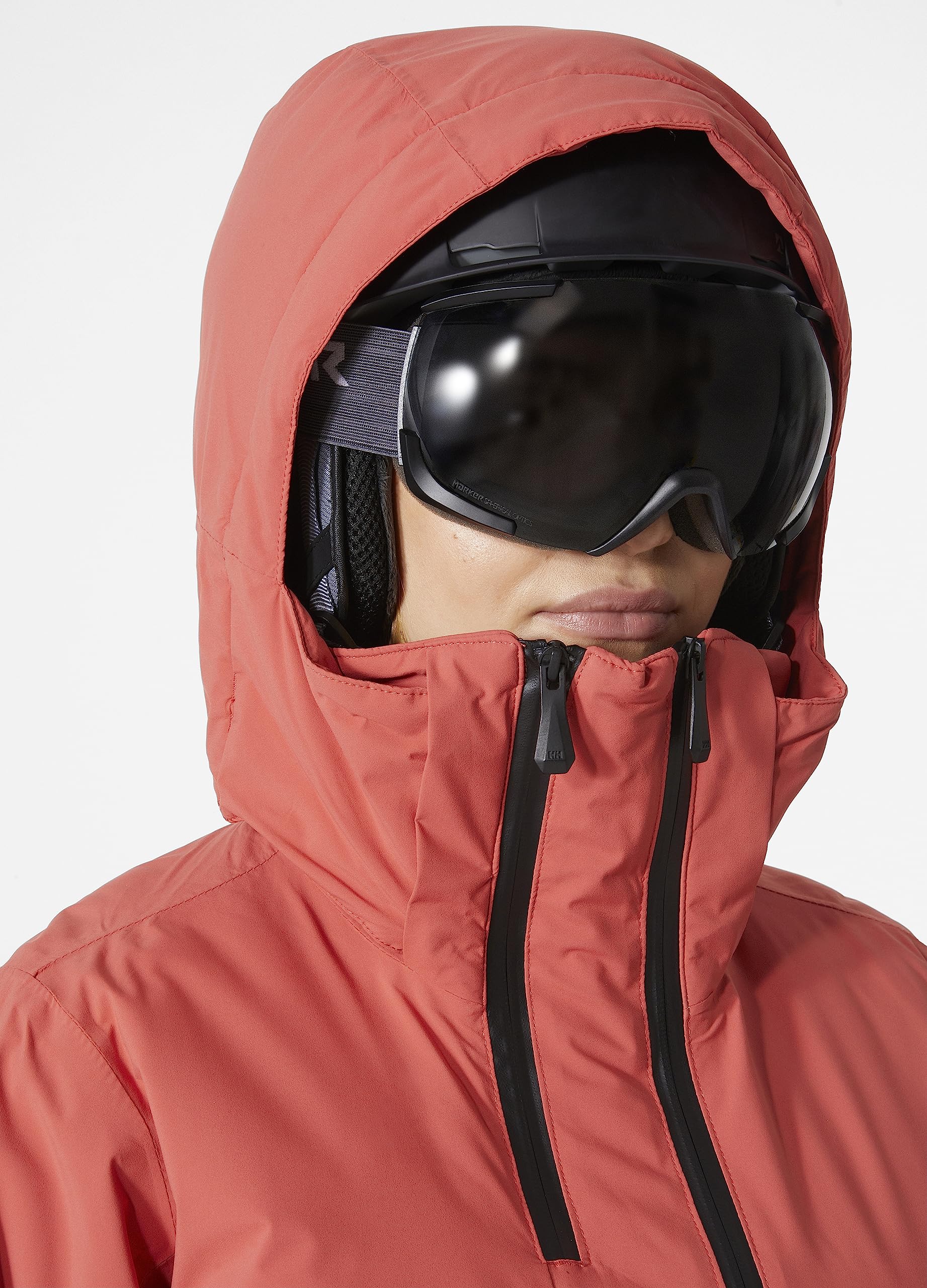 Helly-Hansen Womens W Nora Long Insulated Jacket, Rojo, XS