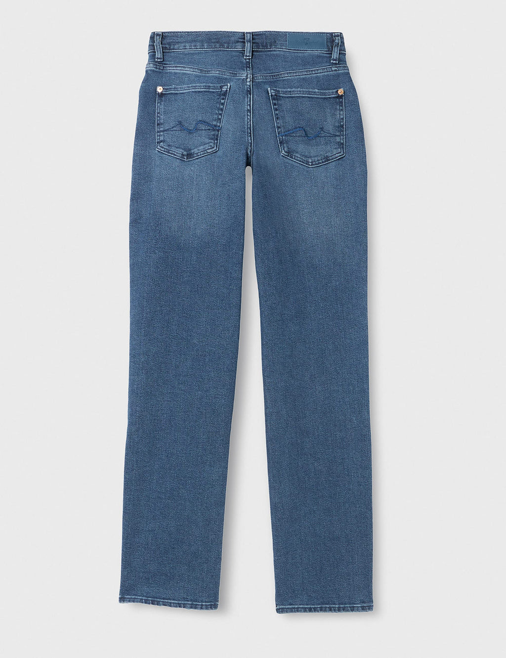 7 For All Mankind Ellie Straight Luxe Vintage Jeans, Dark Blue, Regular De Las Mujeres
