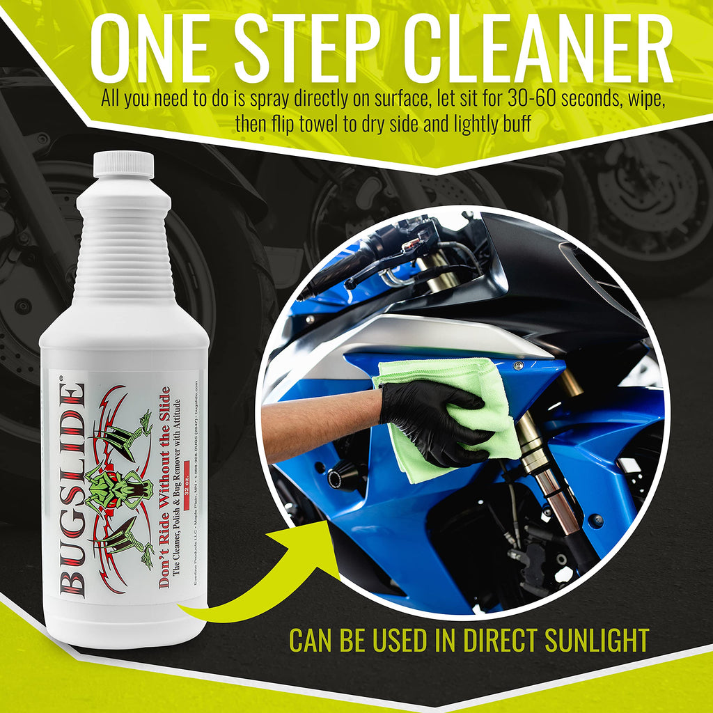 BugSlide 32 Oz Cleaner Refill for Spray Bottles & Travel Kits, All Surfaces