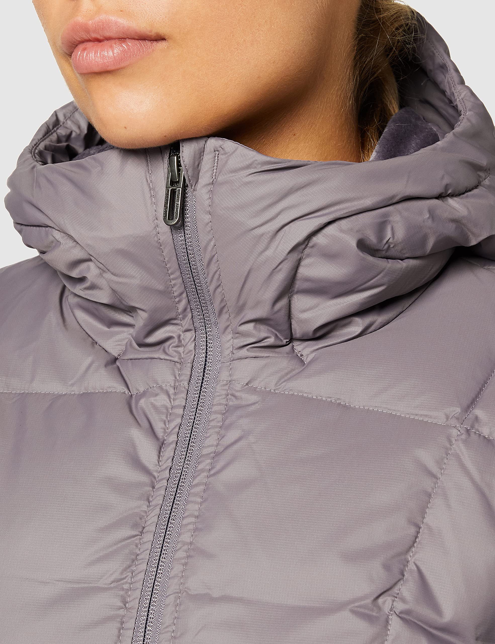 Under Armour Armour Down Hooded Jkt Chaqueta, Mujer, Gris, SM