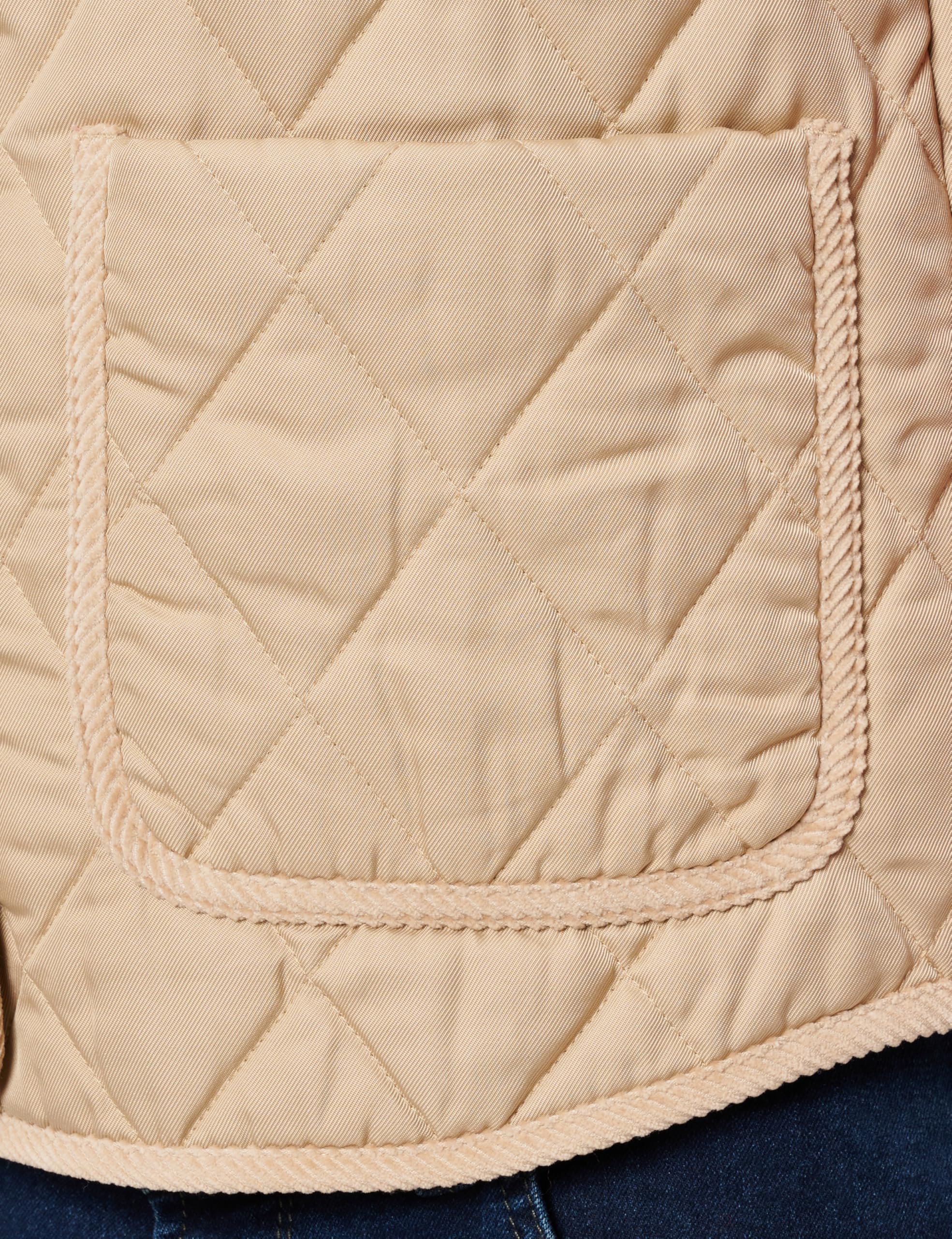 GANT VEST QUILTED WITH CORD DETALLES, caqui oscuro, XL