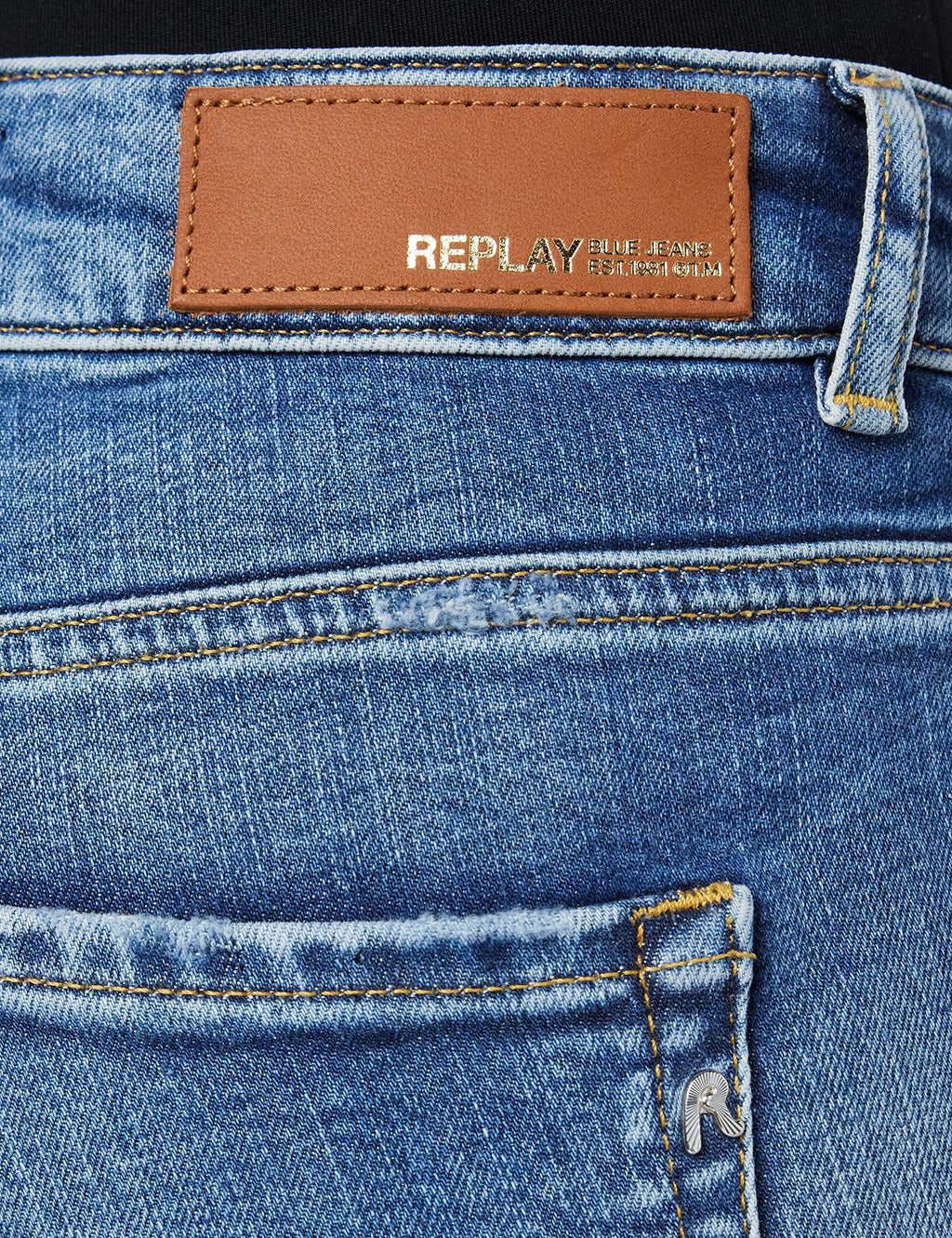 REPLAY WA429 Faaby 573 Online Jeans, Medium Blue 009, 30W / 32L para Mujer