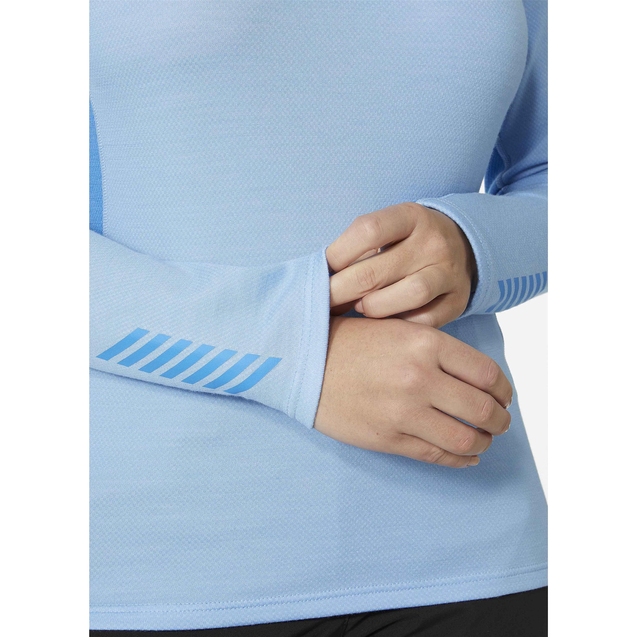 Helly-Hansen Womens W Lifa Merino Midw 1/2 Zip, Azul Brillante, S
