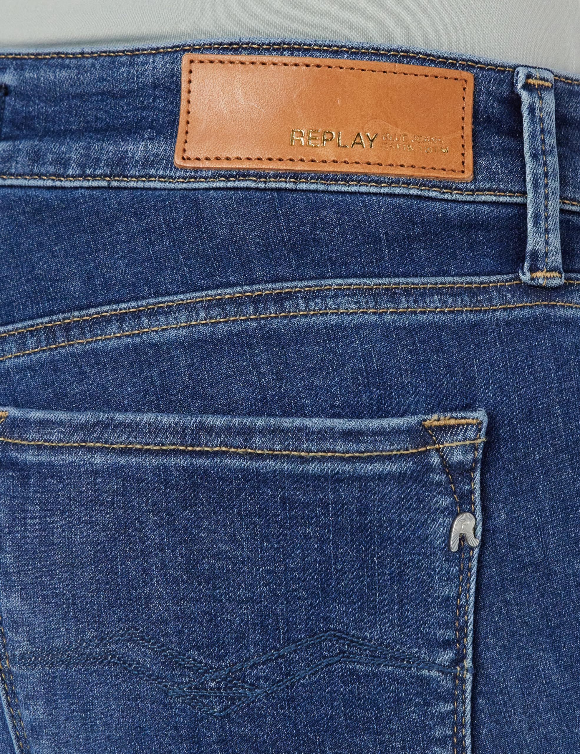 Replay Luzien Vaqueros, Mujer, Azul (9 Blue Denim), 24W / 32L