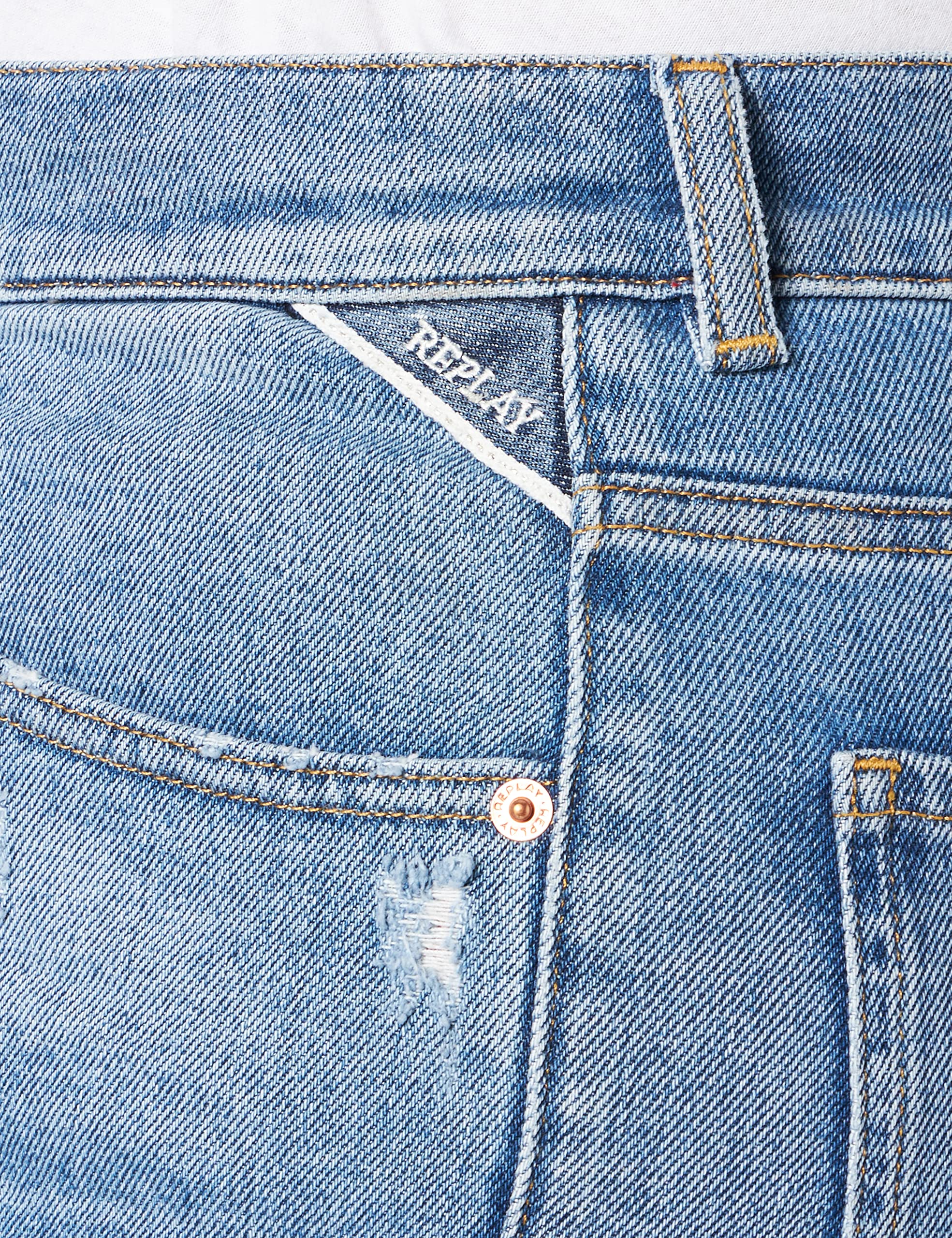 REPLAY Kiley, Jeans Mujer, Azul (009 Azul Medio), 25W / 28L