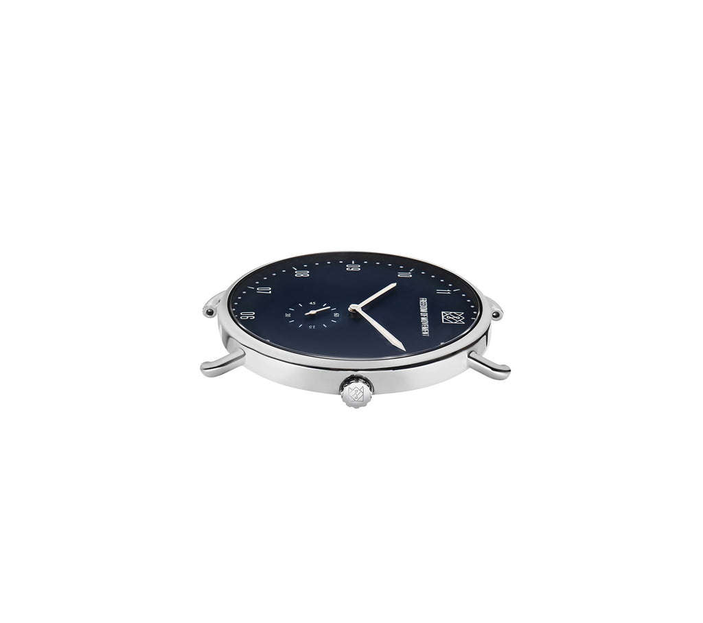Maverick Deep Blue/ Silver- Cognac Leather - Freedom of Movement
