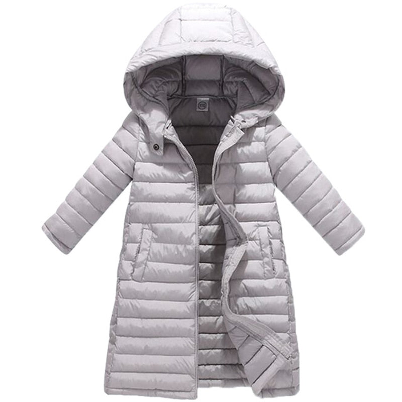 Kids Girls Jacket 2018 Autumn Winter Coat Girls Warm Baby Hooded Outerwear Girls Coat Kids Clothes Down Parkas
