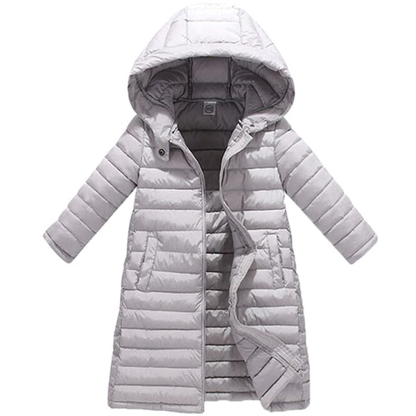 Kids Girls Jacket 2018 Autumn Winter Coat Girls Warm Baby Hooded Outerwear Girls Coat Kids Clothes Down Parkas