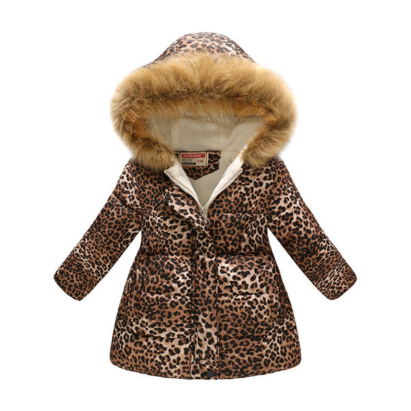 Kids Girls Jacket 2018 Autumn Winter Coat Girls Warm Baby Hooded Outerwear Girls Coat Kids Clothes Down Parkas