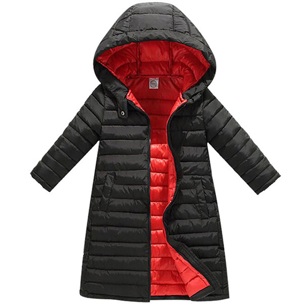 Kids Girls Jacket 2018 Autumn Winter Coat Girls Warm Baby Hooded Outerwear Girls Coat Kids Clothes Down Parkas