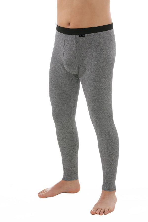 Unterhose lang (Dunkelgrau-Melange)