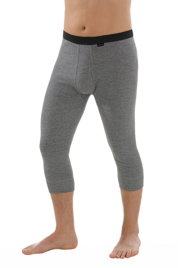 Unterhose 3/4 lang (Dunkelgrau-Melange)