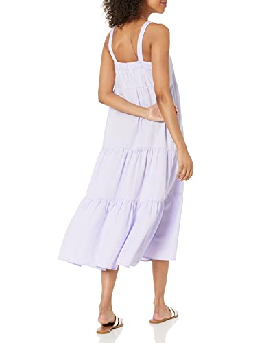 The Drop Women's Britt Tiered Maxi Tent Dress, White, XXS