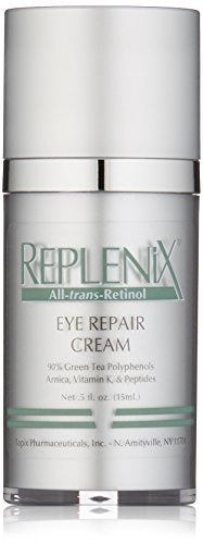 Replenix All-trans-Retinol Eye Repair Cream with Retinol, Vitamin K and Antioxidants, 0.5 Fl oz