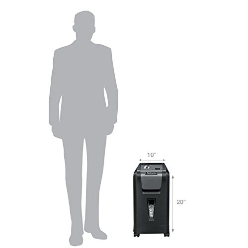 Fellowes Powershred 69Cb 10-Sheet Cross-Cut Paper and Credit Card Shredder with Jam Blocker Technology (3330101)