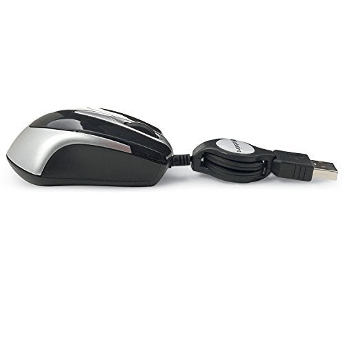 Verbatim Mini Travel Optical Mouse, Metro Series - Black (97256)