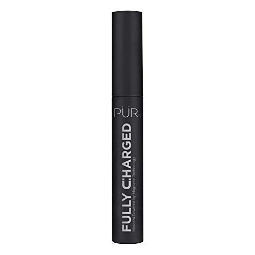 PÜR Fully Charged Mascara - Magnetic Black Mascara For Full Volumizing To Instantly Lift, Separate, and Define Each Lash - Gluten, BPA, & Paraben Free Eye Makeup