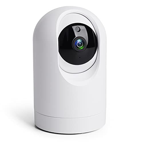 Konnek Stein Indoor Security Camera Wireless, 2K Smart Home IP Camera 2.4G/5G Dual-Band WiFi Connection, Two-Way Audio, AI Human Motion Detection, Night Vision, App Remote Control - White (QC21S)