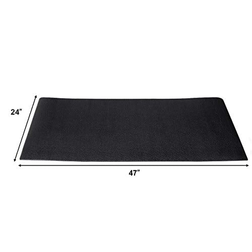 Goplus Treadmill Mat for Hardwood Floors High Density Waterproof PVC, Floor Protector Pad for Exercise Equipment for Home and Gym Use, Large Size (6.5' x 3' x 0.25'')