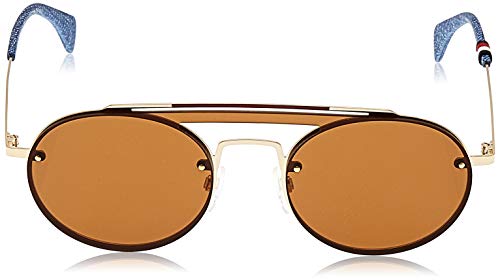 Tommy Hilfiger TH Gigi Hadid3 70 J5G 99 Occhiali da Sole, Oro (Gold/BW Black Brown), Donna