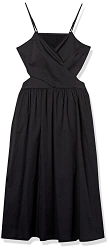 The Drop Women's Makenna Strappy Cross Front Smocked Back Midi Dress, Rosette, 5X, Plus Size