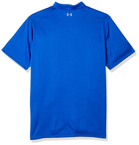 Under Armour Men's Tech Golf Polo , Royal Blue (400)/Graphite , Small