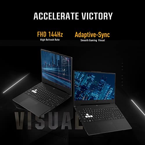 ASUS TUF Dash 15 (2022) Gaming Laptop, 15.6” 144Hz FHD Display, Intel Core i7-12650H, GeForce RTX 3060, 16GB DDR5, 512GB SSD, Thunderbolt 4, Thunderbolt 4, Windows 11 Home, Off Black, FX517ZM-AS73