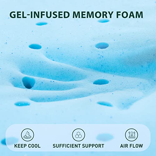 CHUN YI 3 inch Thick Super King Memory Foam Mattress Topper With Anti-Slip Ventilated Hypoallergic Bamboo Cover, Soft Flexible Memory Foam Design For Pressure Relieving(7.5cm,180x200cm)