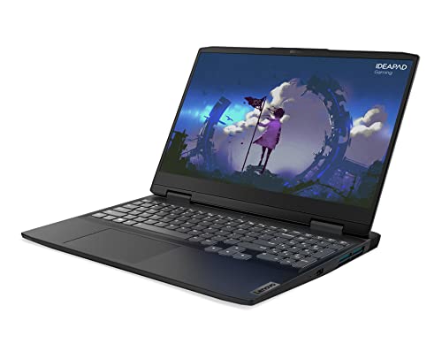 Lenovo IdeaPad Gaming 3 Intel Core i5 12th Gen 15.6" (39.62cm) FHD IPS Gaming Laptop (16GB/512GB SDD/4GB NVIDIA RTX 3050/120Hz/Win11/Office 2021/Backlit/3months Game Pass/Onyx Grey/2.32Kg), 82S900R6IN